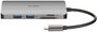 D-Link DUB-M810 Hub USB-C 8 en 1 con HDMI 4K, Ethernet y Lector de Tarjetas, Gris/Plata